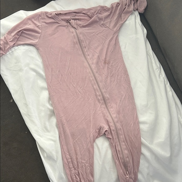 Pink Kids One Piece Footie - Picture 1 of 6
